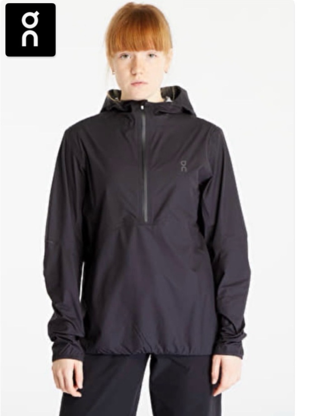 NWT [On] Cloud Running Anorak Waterproof Jacket Coat Windbreaker Black Women’s S